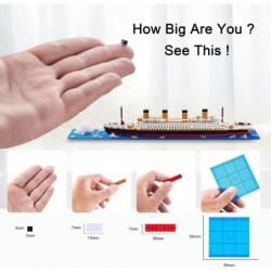 Titanic Toys Building Set Model Kit for Adults and Kids Mini Building Blocks 1872 Pieces with Color Package(New Version) $60....