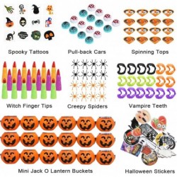 Halloween Party Favors for Kids Bulk Halloween Toys Prefilled Pumpkins Buckets Halloween Pinata Stuffers Halloween Bucket Goo...