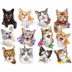 Cat Selfies Multi-Shaped Jigsaw Puzzle $34.17 Jigsaw Puzzles