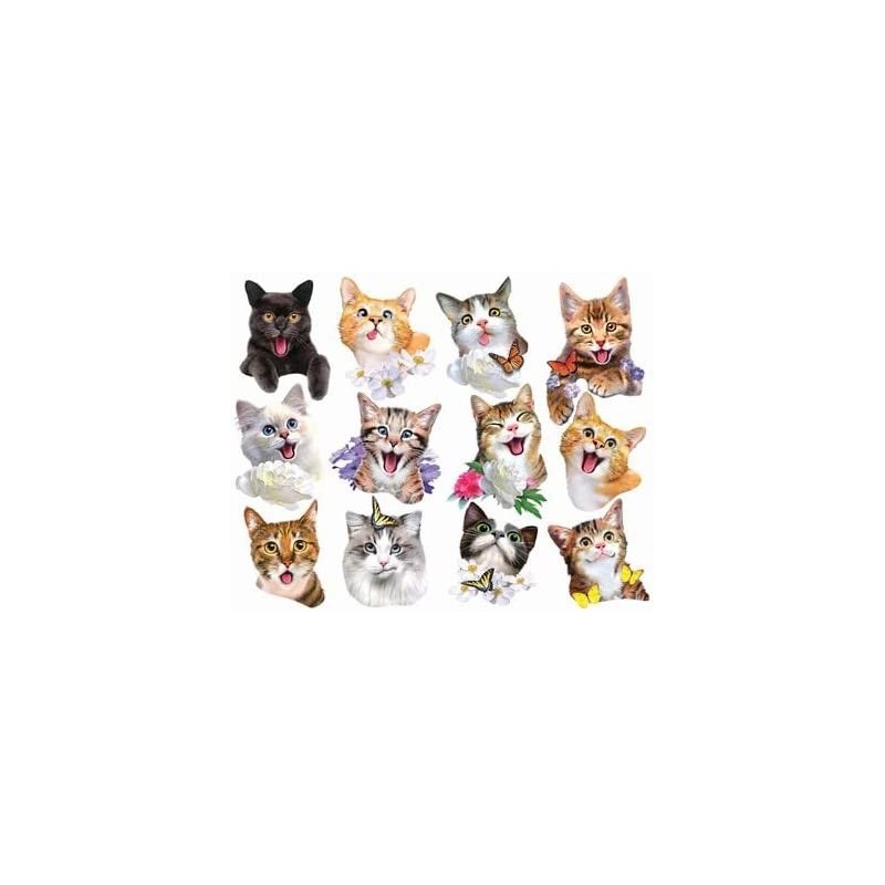 Cat Selfies Multi-Shaped Jigsaw Puzzle $34.17 Jigsaw Puzzles