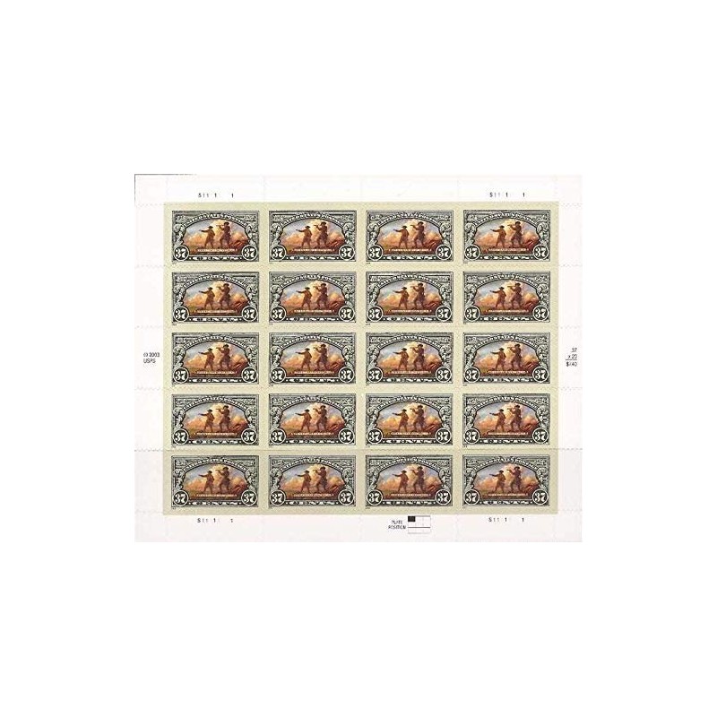 2004 Lewis and Clark Bicentennial Sheet of Twenty 37¢ Stamps Scott 3854 $21.39 Collectible Postage Stamps