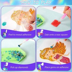 Gem Diamond Painting Kit for Kids 26 Pieces Diamond Painting Stickers with DIY Painting Tools to Create Your Own Magical Stic...