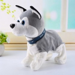 Electronic Sound Control Dogs Interactive Puppy Robot Pet Dog Bark Stand Walk Soft Toys for Kids (Color:Gray) $45.76 Electron...