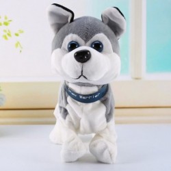 Electronic Sound Control Dogs Interactive Puppy Robot Pet Dog Bark Stand Walk Soft Toys for Kids (Color:Gray) $45.76 Electron...