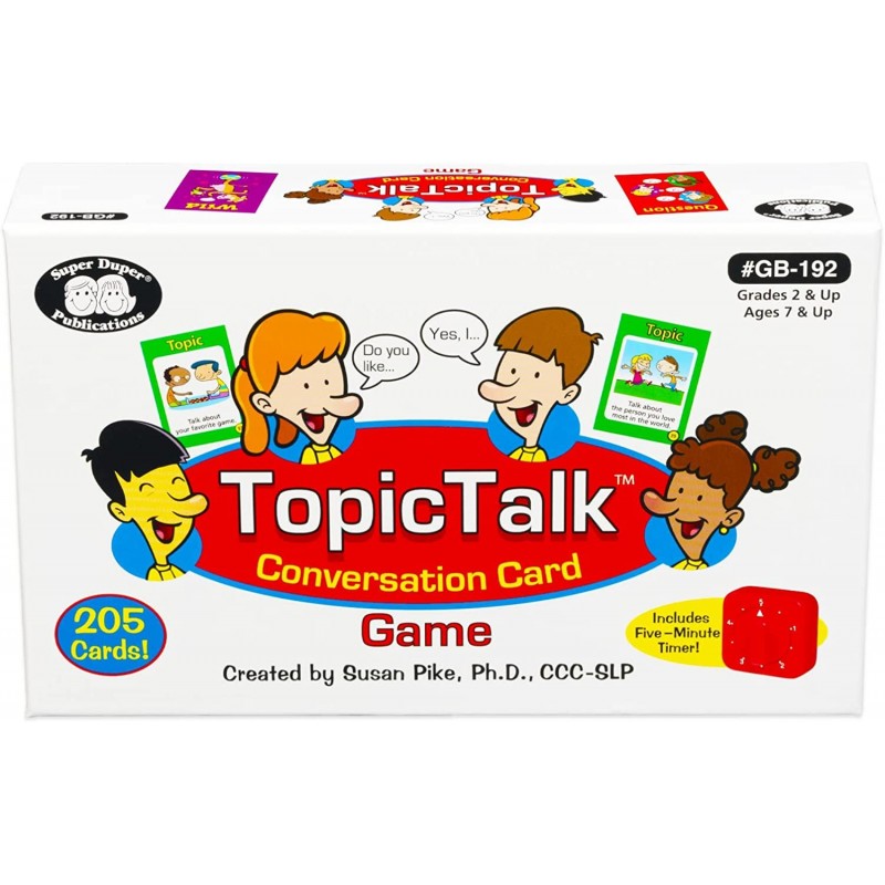 | TopicTalk Conversation & Social Skills Card Game | Educational Learning Resource for Children $75.05 Card Games