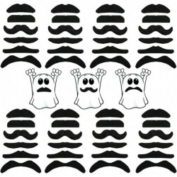 48 Pcs Fake Mustaches Self Adhesive Fake Mustache Set Novelty Mustaches for Halloween Christmas Party Supplies Decorations Su...