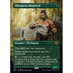 Magic: the Gathering - Allosaurus Shepherd (365) - Borderless - Double Masters 2022 $60.26 Trading Cards & Accessories