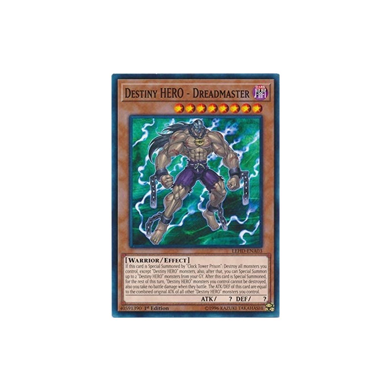 Destiny Hero - Dreadmaster - LEHD-ENA03 - Common - 1st Edition - Legendary Hero Decks - Destiny Hero Deck $11.79 Card Games