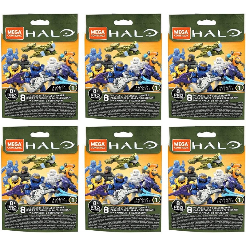 Halo Infinite Series Blind Bag (Pack of 6) $82.44 Building & Construction Toy Figures