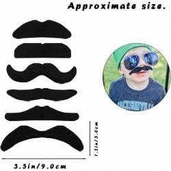 48 Pcs Fake Mustaches Self Adhesive Fake Mustache Set Novelty Mustaches for Halloween Christmas Party Supplies Decorations Su...