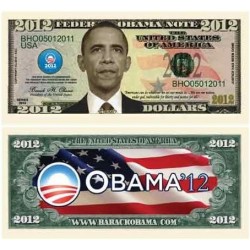 Barack Obama 2012 Commemorative Dollar Bill Collectible in Currency Holder $15.75 Gags & Practical Joke Toys