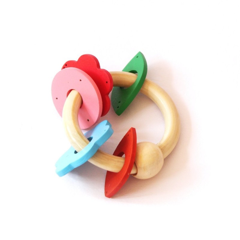 Wooden Keys Rattle for Babies - Sensory Developmental Musical Teething Toy - Age 6 Months+ $27.21 Baby Teether Toys