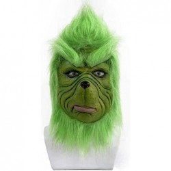 Christmas Mask Deluxe Latex Comedy Movie Halloween Party Props Green $33.75 Kids' Dress-Up Accessories