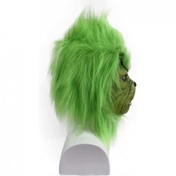 Christmas Mask Deluxe Latex Comedy Movie Halloween Party Props Green $33.75 Kids' Dress-Up Accessories