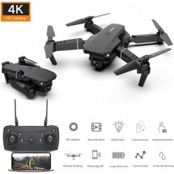 2021 Latest Waterproof Professional RC Drone with 4K Camera Rotation Drone Dual for Kids and Adults E88 Pro Rotation HD Wide ...