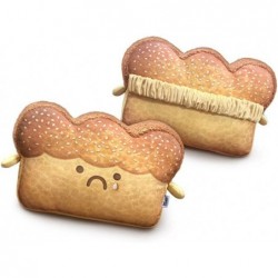 Toast Bread Plush Toy Car Headrest Pillow Funny Food Plush Toy Pillows Small Cute Stuffed Plush Toast Sofa Pillow Cushion Toy...