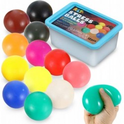 Sensory Stress Ball Set 12 Pack Sensory Toy for Kids Nee Doh Stress Balls Squishy Squeezy Stretchy Balls Anxiety Relief Toys ...