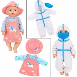 10 Sets Doll Clothes Doll Accessories Doctor Protective Suit Unicorn Lovely Animals for 16-18 inch Baby Doll 18 Inch Doll $49...