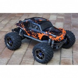 Compatible Custom Body Muddy Orange Over Black Replacement for 1/10 1/8 Scale RC Car or Truck (Truck not Included) B-BR-02 $4...