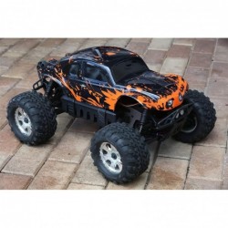 Compatible Custom Body Muddy Orange Over Black Replacement for 1/10 1/8 Scale RC Car or Truck (Truck not Included) B-BR-02 $4...