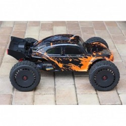 Compatible Custom Body Muddy Orange Over Black Replacement for 1/10 1/8 Scale RC Car or Truck (Truck not Included) B-BR-02 $4...