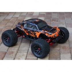 Compatible Custom Body Muddy Orange Over Black Replacement for 1/10 1/8 Scale RC Car or Truck (Truck not Included) B-BR-02 $4...