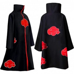 Akatsuki Cloak Kids - Unisex Uniform Anime Long Cloak with Accessorie Set - Halloween Cosplay Costume Suit for Boys and Girls...