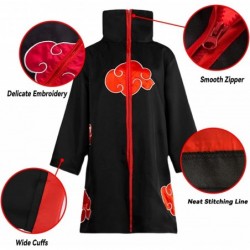 Akatsuki Cloak Kids - Unisex Uniform Anime Long Cloak with Accessorie Set - Halloween Cosplay Costume Suit for Boys and Girls...