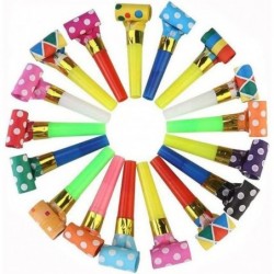 40 PCS Blowouts Noisemakers Funny Party Blower Blowouts Colorful Birthday Blow Horns Whistles New Years Party Noisemakers Par...