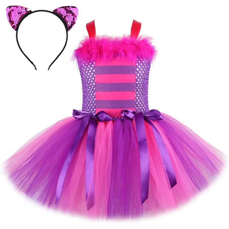 Queen of Hearts Costume for Girls Red Heart Princess Tutu Dresses Crown Kids Alice Queen Halloween Fancy Dress $60.79 Kids' C...