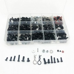 600pcs Universal RC Screw Kit Screws Assortment Set Hardware Fasteners for Traxxas Axial Redcat HPI Arrma SCX10 Losi 1/8 1/10...