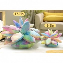 17.7in Succulent Pillow Cute Stuffed Plant Plush Pillows 3D Succulents Cactus Pillow Novelty Plush Cushion for Garden Bedroom...