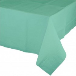 318901 Plain Mint Green Plastic Tablecloth $16.46 Kids' Party Tablecovers