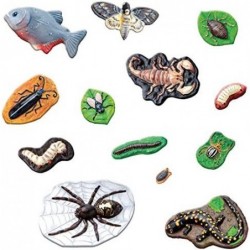 Mould and Paint Your Own Creepy Crawlers Craft Set - Make Paintable Plaster Bug Figurines That Glow in The Dark $37.14 Craft ...