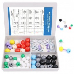 92 Pcs Chemistry Molecular Model Student and Teacher Set Molecular Model Set for Inorganic & Organic Chemistry - 52 Atoms & 3...