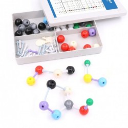 92 Pcs Chemistry Molecular Model Student and Teacher Set Molecular Model Set for Inorganic & Organic Chemistry - 52 Atoms & 3...