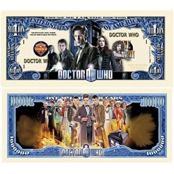 Doctor Who Limited Edition Collectible Million Dollar Bills (Pack of 5 Bills) $14.08 Gags & Practical Joke Toys