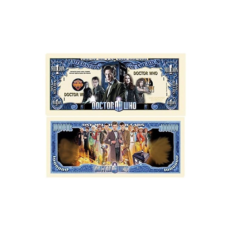 Doctor Who Limited Edition Collectible Million Dollar Bills (Pack of 5 Bills) $14.08 Gags & Practical Joke Toys