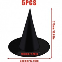 5pcs Small Size Halloween Witch Hats Costume & Cosplay Witch Hat Decoration Wizard Hat Accessories for Kids Party Favors Fest...