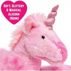 Stuffed Pink Plush Unicorn Large-18 Inches Unicorn Plushie Soft and Cuddly Unicorn Stuffed Animal Perfect Birthday Unicorn Gi...