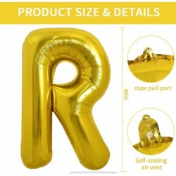 40 Inch Large Gold Letter R Balloons Helium Balloons Foil Mylar Big Balloons for Birthday Party Anniversary Supplies Decorati...