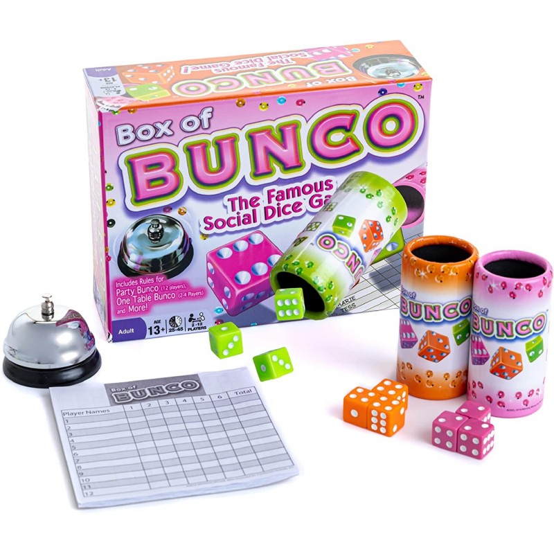 Box of Bunco Game Multicolored Dice $32.06 Dice Games