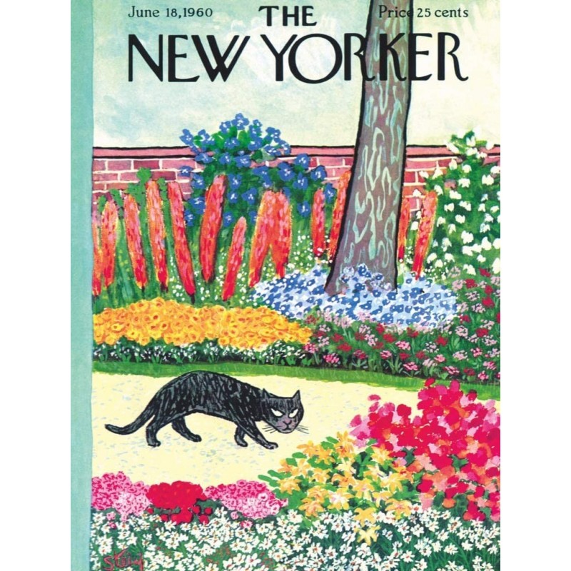 New Yorker Cat on The Prowl - 1000 Piece Jigsaw Puzzle $42.22 Jigsaw Puzzles