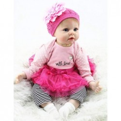 Reborn Baby Dolls Clothes Girl Tutu Skirt Outfits for 20-23 Inches Reborn Doll Baby Girl Clothing 4 Pices Sets $28.68 Doll Ac...