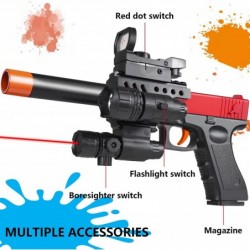 Toy Gun Soft Foam Bullets Safety Soft Bullet Toy Gun a Cool Toy Pistol Great Gift for Boys and Girls (Red Limited Edition) $4...