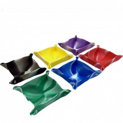 Board Game Storage Bowls 6-Pack | Folding Tray Accessory Holds Tabletop Bits Chits Pieces | Swirl Colors | Bonus Storage Bag ...