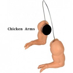 2PCS Chicken Arms Fist Fighting Chicken Toys Doll Hands for Hens Strong Arms for Rooster Costume Joke Toys for Chicken Hallow...