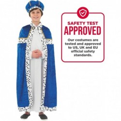 3 Wise Men Costume Kids Three Kings Wiseman Biblical Robe Nativity Gown Boys Christmas Costumes for Kids S M L XL $48.56 Kids...