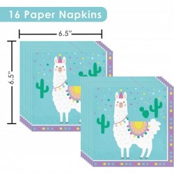 Llama Birthday Party Supplies - LIama Party Decorations set for 16 guests - Llama Party Set includes Paper Cups Paper Napkins...