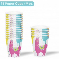 Llama Birthday Party Supplies - LIama Party Decorations set for 16 guests - Llama Party Set includes Paper Cups Paper Napkins...